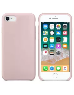 iPhone 7/8/SE Coque Liquid Silicone Soft Touch - Rose | Ibroz