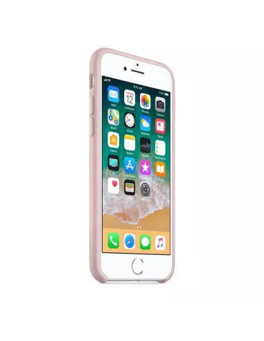 iPhone 7/8/SE Coque Liquid Silicone Soft Touch - Rose | Ibroz