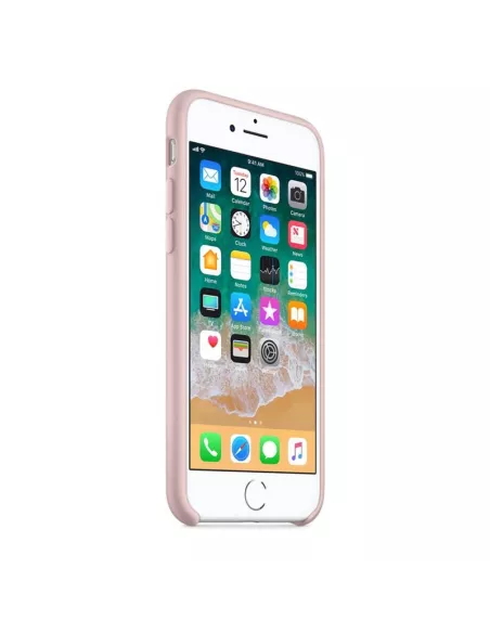 iPhone 7/8/SE Coque Liquid Silicone Soft Touch - Rose | Ibroz