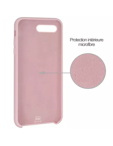iPhone 7/8/SE Coque Liquid Silicone Soft Touch - Rose | Ibroz