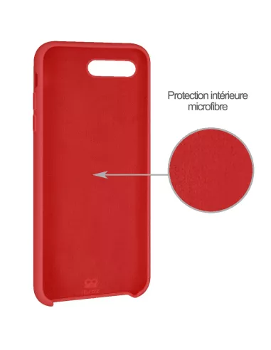 iPhone 7/8/SE Coque Liquid Silicone Soft Touch - Rouge | Ibroz