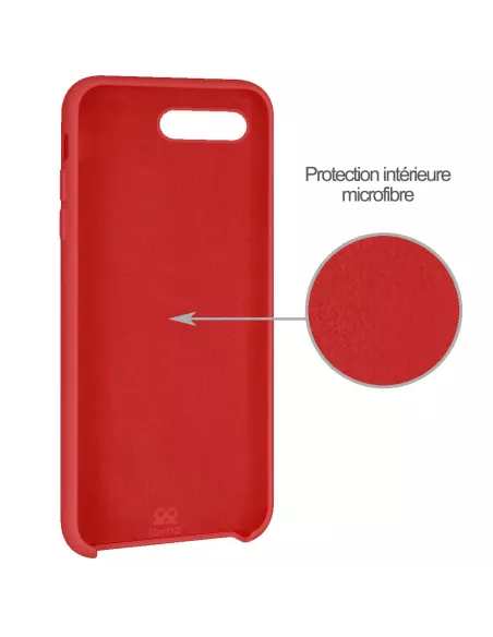 iPhone 7/8/SE Liquid Silicone Soft Touch Case - Red | Ibroz