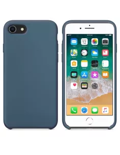 iPhone 7/8/SE Liquid Silicone Soft Touch Case - Cosmos Blue | Ibroz