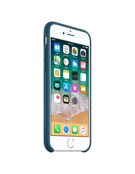 iPhone 7/8/SE Liquid Silicone Soft Touch Case - Cosmos Blue | Ibroz