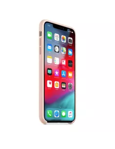 iPhone Xs Coque Liquid Silicone Soft Touch - Rose | Ibroz 2