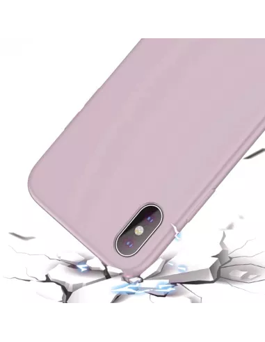 iPhone Xs Max Liquid Silicone Soft Touch Case - Pink | Ibroz