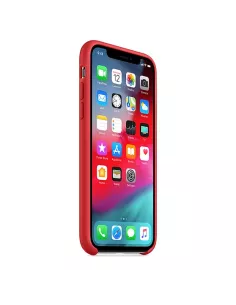 iPhone Xs Max Liquid Silicone Soft Touch Case - Red | Ibroz 2