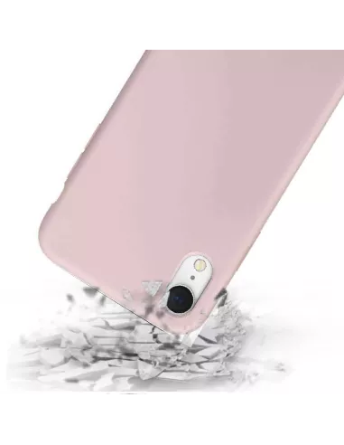 iPhone Xr Coque Liquid Silicone Soft Touch - Pink | Ibroz