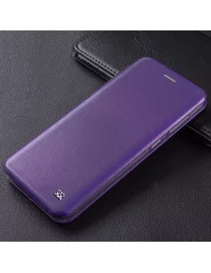 iPhone 11 Folio Leather Case + 9H Tempered Glass Screen Protector - Viol... 2