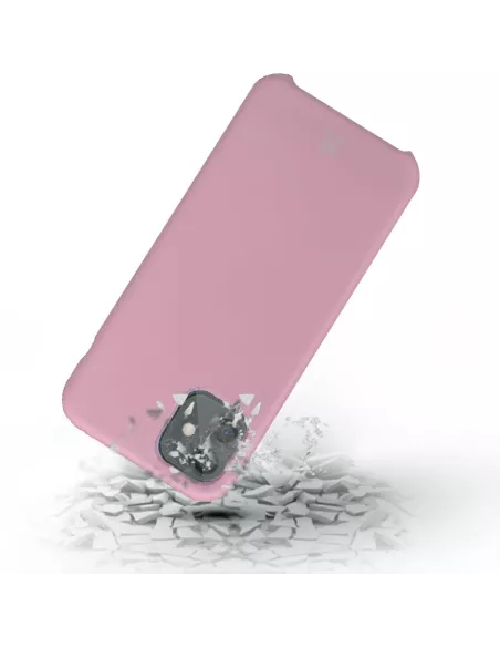 iPhone 11 Coque Liquid Silicone + Verre trempé - Rose | Ibroz