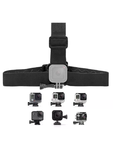 Bandeau de tête Fixation frontal pour GoPro® et caméra sport | Ibroz
