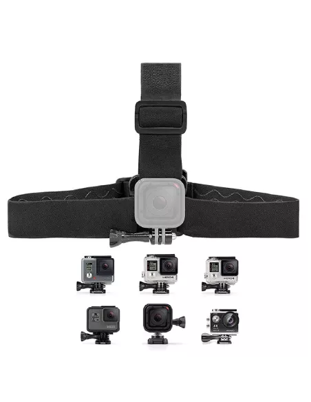 Bandeau de tête Fixation frontal pour GoPro® et caméra sport | Ibroz