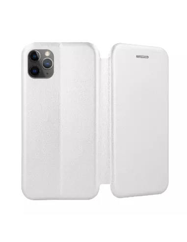 iPhone 11 Pro Max Folio Leather Case + 9" Tempered Glass Screen Protector...
