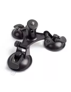 Support Triple Ventouse pour Gopro® et caméra sport | Ibroz 2