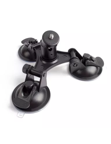 Support Triple Ventouse pour Gopro® et caméra sport | Ibroz