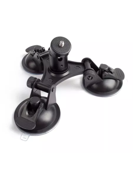 Support Triple Ventouse pour Gopro® et caméra sport | Ibroz