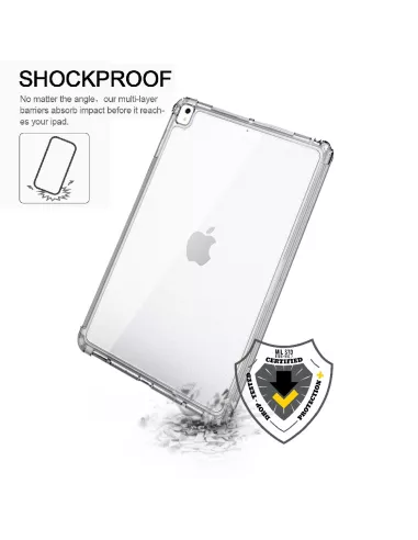 iPad Classic 10. 2" - Coque Anti chocs + Smart Cover - Rose | Ibroz