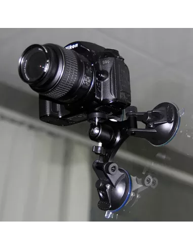 Triple suction cup holder for Gopro® and sport cameras | Ibroz