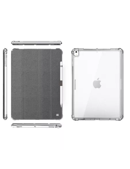 iPad Classic 10. 2" - Coque Anti chocs + Smart Cover - Gris | Ibroz