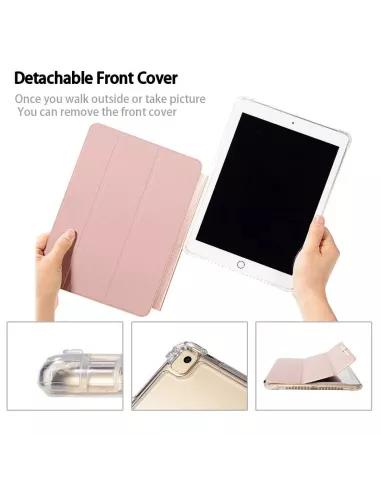 iPad Mini 5 (7.9") - Coque Anti chocs + Smart Cover - Rose Gold | I...
