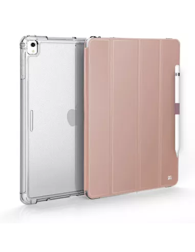 iPad Mini 5 (7.9") - Coque Anti chocs + Smart Cover - Rose Gold | I...