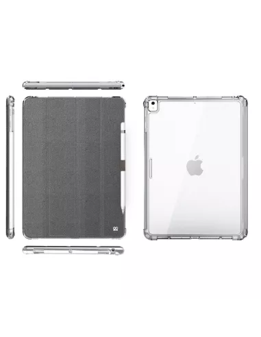 iPad Mini 5 (7.9") - Coque Anti chocs + Smart Cover - Gris | Ibroz