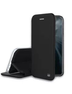 Xiaomi Mi 11 Etui Cuir Folio Clam + Verre Trempé 9H - Noir | Ibroz