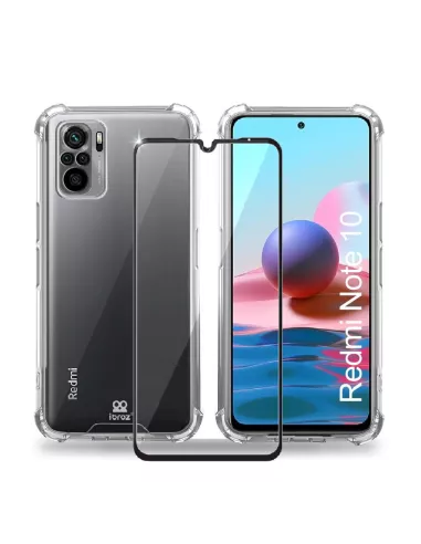 Xiaomi Redmi Note 10 Pack Coque antichocs + Protection écran 9H | I...