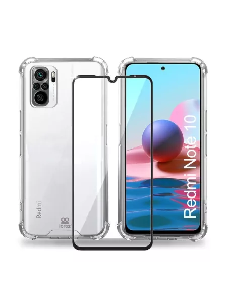 Xiaomi Redmi Note 10 Pack Coque antichocs + Protection écran 9H | I...