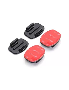 Lot de 2 adaptateurs, bases plates pour Gopro® et caméra sport | Ibroz 2