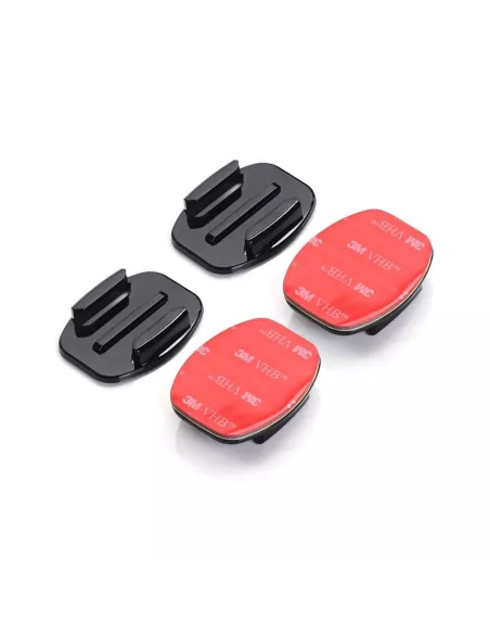 Lot de 2 adaptateurs, bases plates pour Gopro® et caméra sport | Ibroz