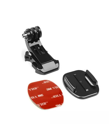 Kit adaptateur J-Hook + base 3M pour Gopro et caméra sport | Ibroz