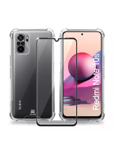 Xiaomi Redmi Note 10s Pack Shockproof Case + Screen Protector 9H | ...