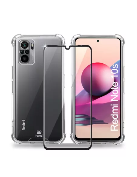Xiaomi Redmi Note 10s Pack Shockproof Case + Screen Protector 9H | ...