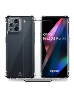 Oppo Find X3 Pro Pack Coque antichocs + Protection écran 9H | Ibroz