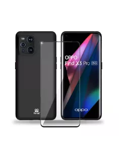 Oppo Find X3 Pro Coque Liquid Silicone Soft Touch + Verre Trempé 9H...