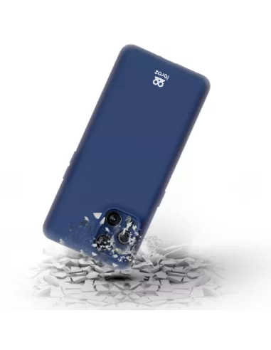 Find X3 Pro Liquid Silicone Soft Touch Case + 9H Tempered Glass - Bl...