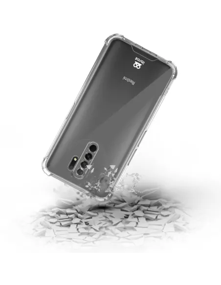 Xiaomi Redmi 9 Clear Shockproof Case + Screen Protector Pack ...