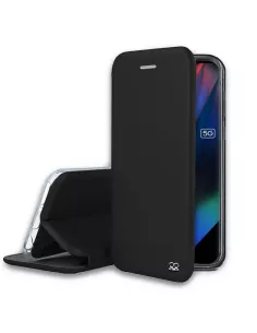 Oppo Find X3 Pro Etui Cuir Folio Clam + Verre Trempé 9H - Noir | Ibroz