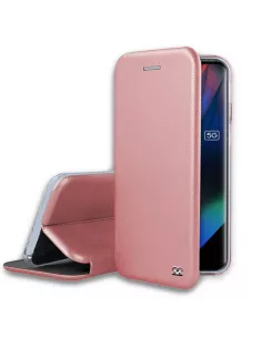 Oppo Find X3 Pro Etui Cuir Folio Clam + Verre Trempé 9H - Rose Gold...