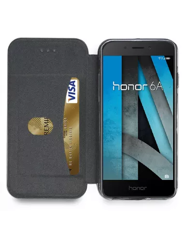 Honor 6A Etui cuir folio CLAM | Ibroz
