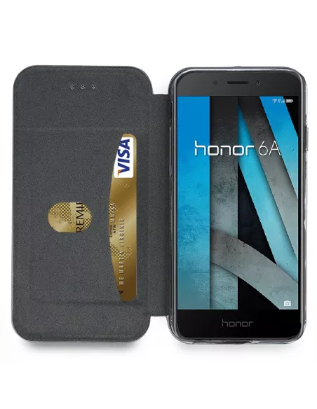 Honor 6A Etui cuir folio CLAM | Ibroz