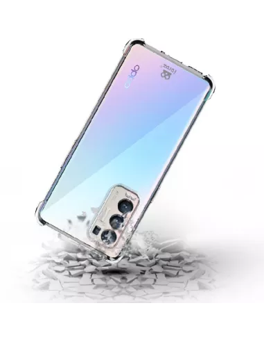 Oppo Find X3 Neo Pack Shockproof case + 9H screen protector - Trans...