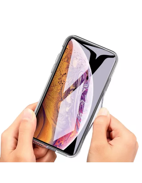 iPhone Xs Coque Inoglass en verre trempé + Verre trempé 9H | Ibroz