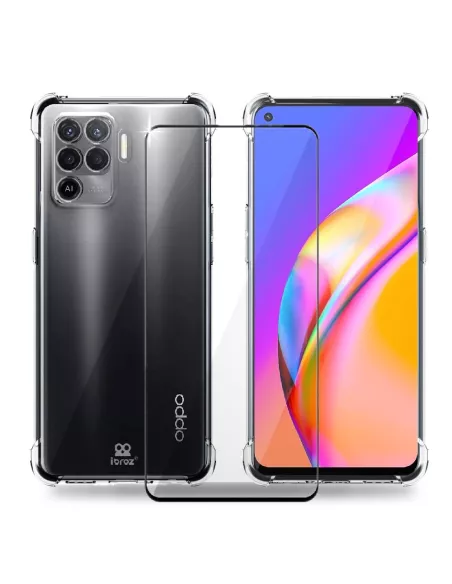 Oppo A94 Pack Coque antichocs + Protection écran 9H - Transparent |...