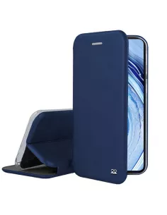 Xiaomi Redmi Note 9 Pro Etui Cuir Folio Clam - Bleu cosmos | Ibroz