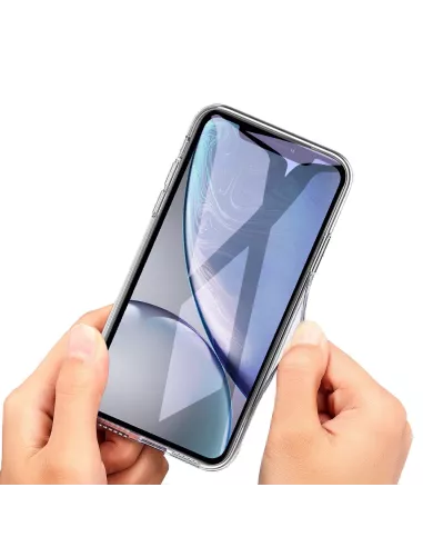 iPhone Xr Coque Inoglass en verre trempé + Verre trempé 9H | Ibroz
