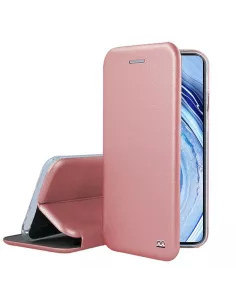 Xiaomi Redmi Note 9 Pro Etui Cuir Folio Clam - Rose Gold | Ibroz