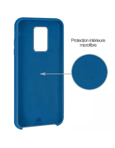 Xiaomi Redmi Note 9 Coque Liquid Silicone Soft Touch - Bleu | Ibroz
