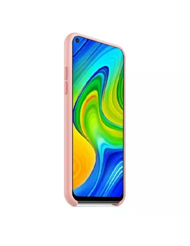 Xiaomi Redmi Note 9 Coque Liquid Silicone Soft Touch - Rose | Ibroz